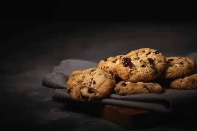 presentation of weed cookies on a towel