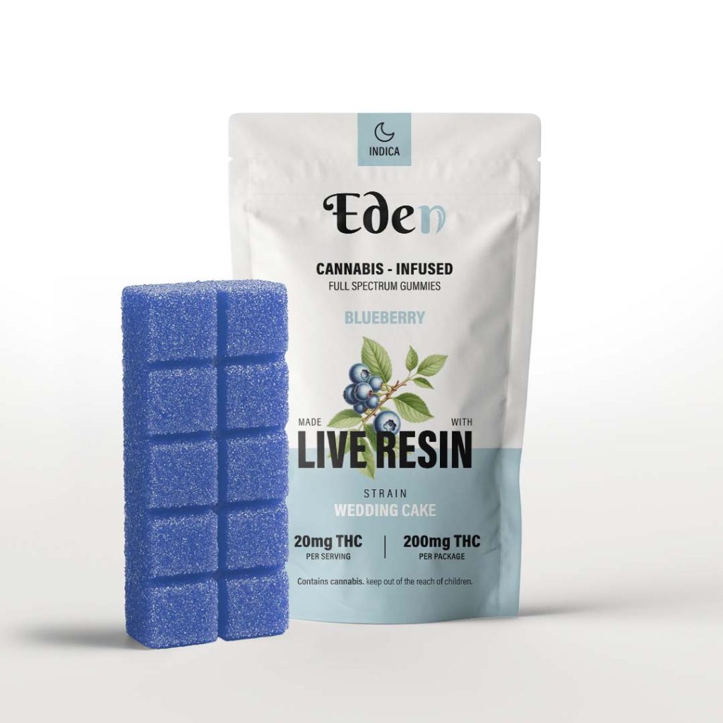 200mg live resin THC gummies